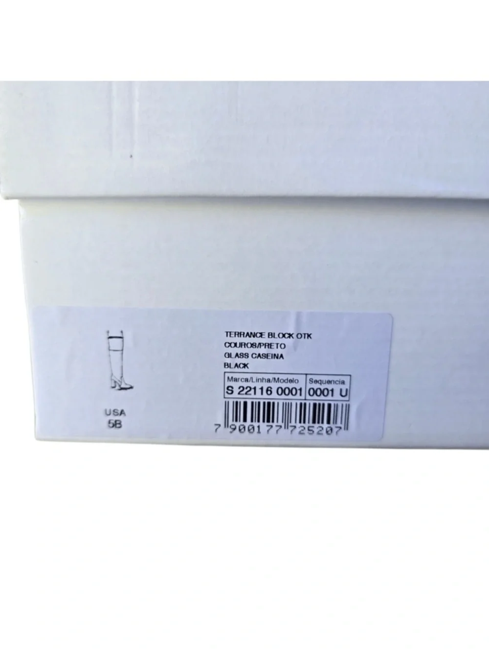 NIB Schutz Terrance Over-The-Knee Block Boots, Size 5B